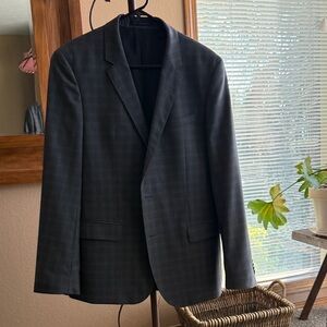 Hugo Boss Charcoal Plaid Blazer